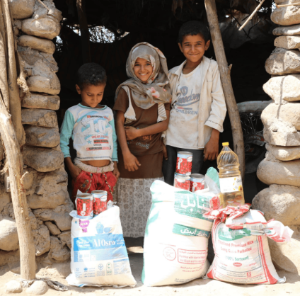 Children receiving aid