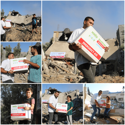 Aid distribution in crisis zones
